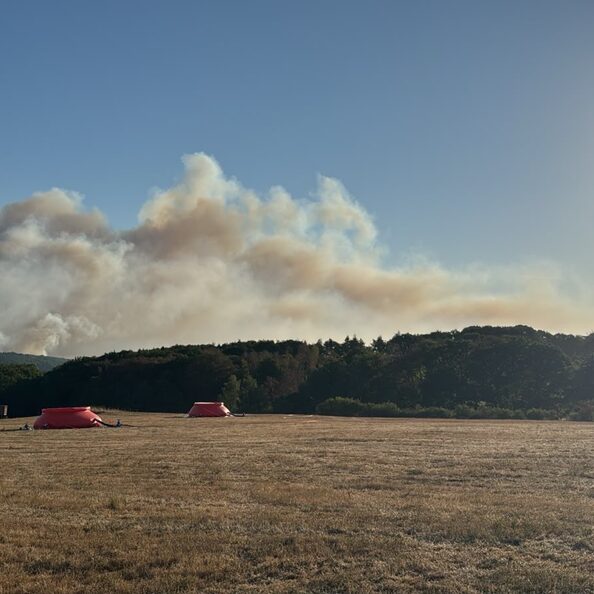 Großbrand in Hürtgenwald.